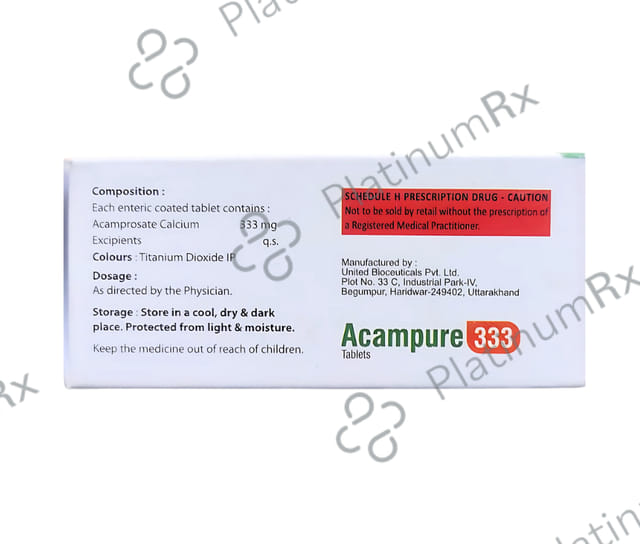 Acampure 333mg Tablet 6s