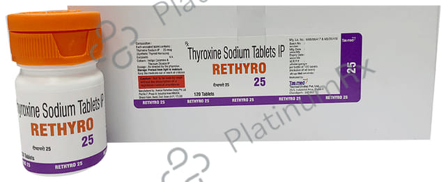 Rethyro 25mcg Tablet 120s