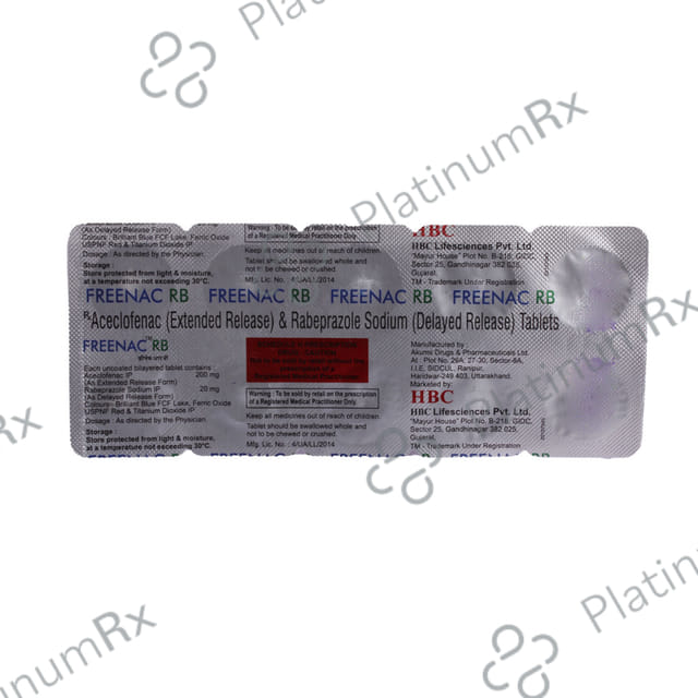 Freenac RB 200/20mg Capsule 10s
