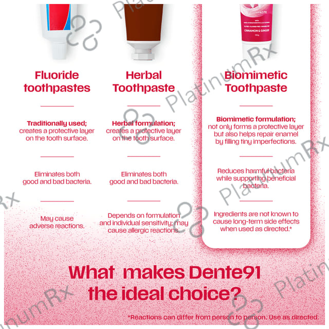 Dente 91 She 100gm Toothpaste 1s