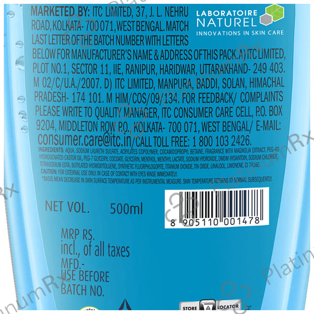 Fiama Menthol & Magnolia Cooling Shower Gel 500 ml