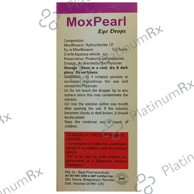 Moxpearl Eye Drop