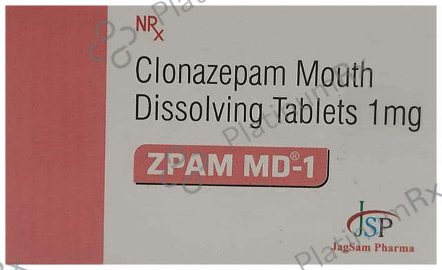 Zpam 1mg Tablet MD 10s