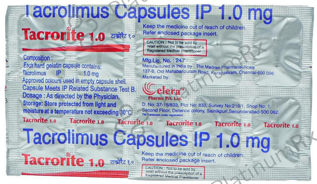 Tacrorite 1mg Capsule