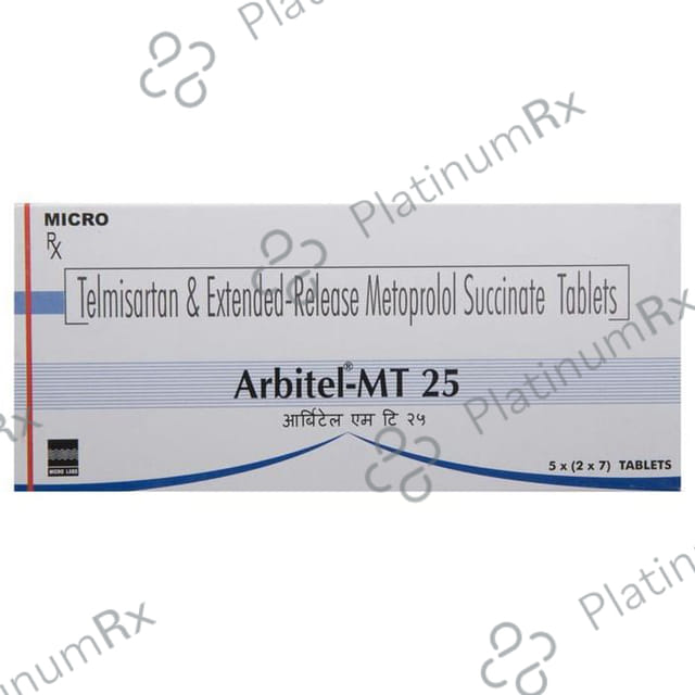 Arbitel MT 25/40mg Tablet ER 7s