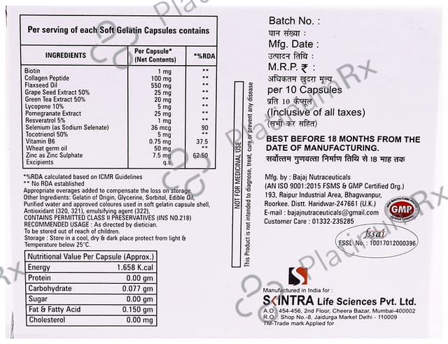 Zenskin Soft Gelatin Capsule