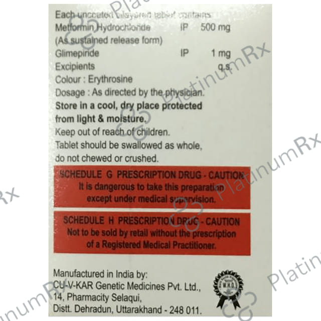 Sidglim M 1 Tablet SR