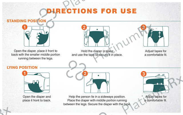 Himalaya Adult Diaper super absorbent super soft -Tape style Diaper XL