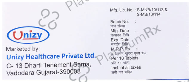 Anzy 2.6mg Tablet CR10s