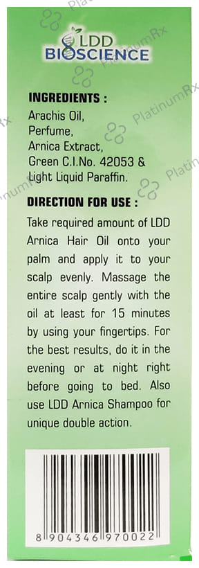 LDD Bioscience Arnica Hair Oil 500 ml