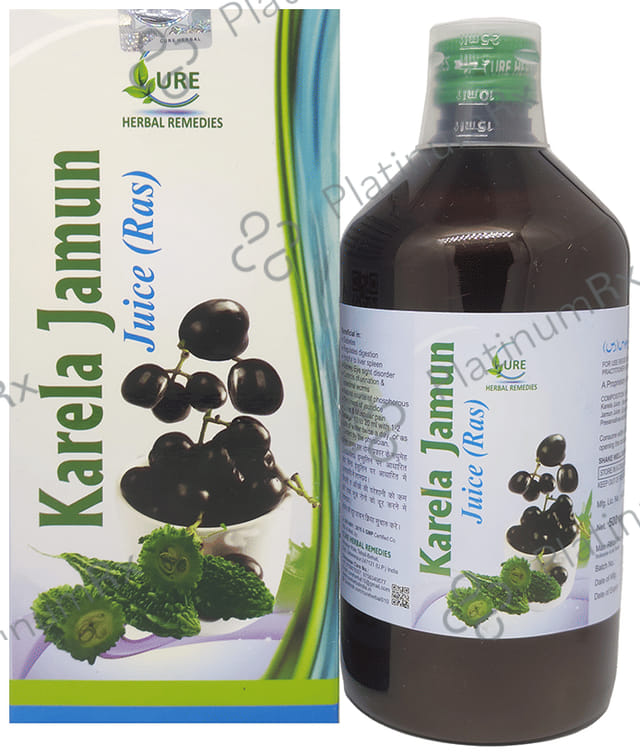 Cure Herbal Remedies Karela Jamun Juice (Ras) 200 ml