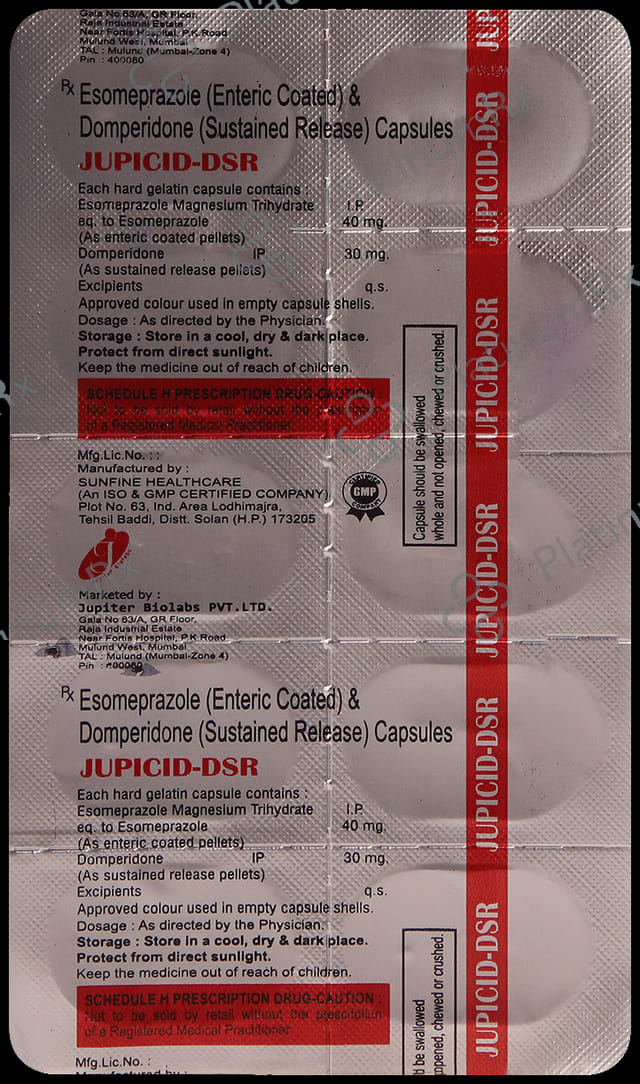 Jupicid DSR 30mg/40mg Capsule