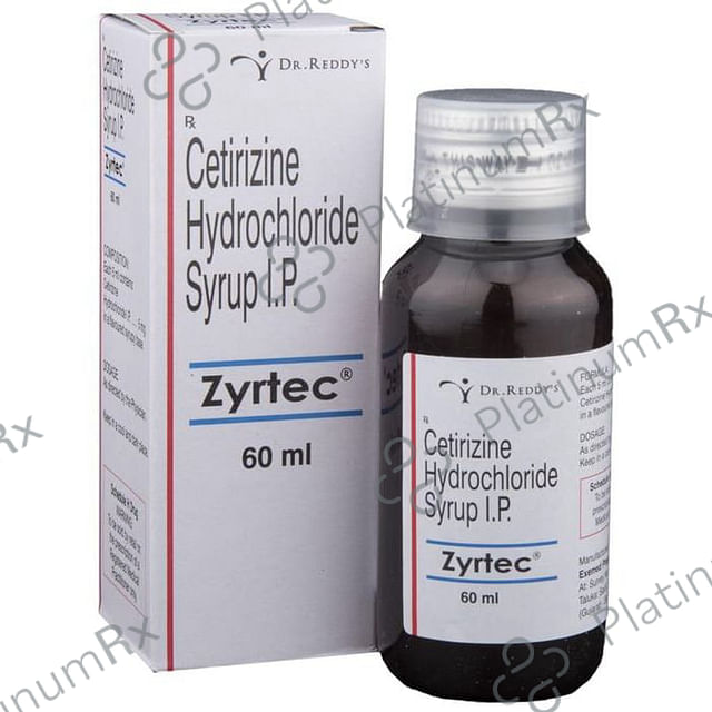 Zyrtec 5mg Syrup 60ml