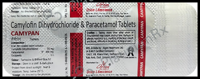 Camypan 25/300mg Tablet 10s