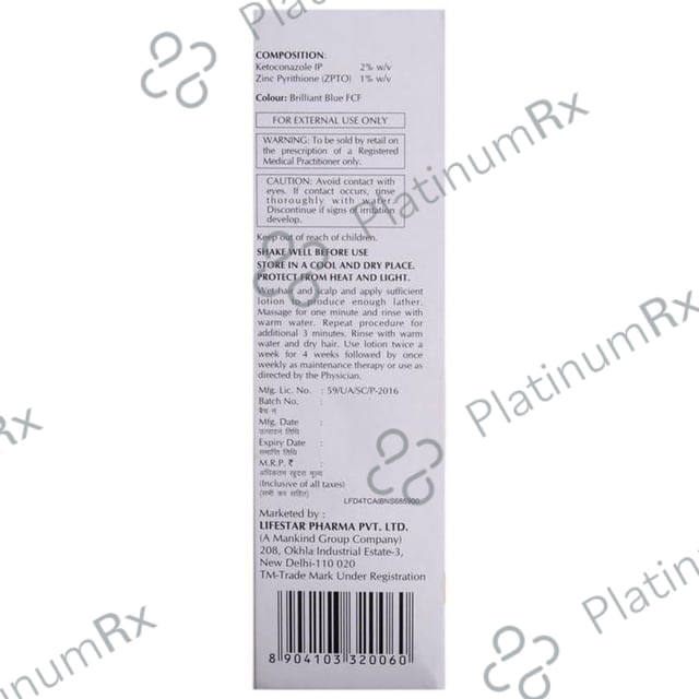 Ketostar Anti Dandruff Lotion 50ml