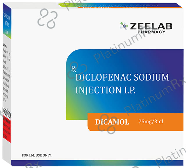 Dicamol 75mg Injection 3ml