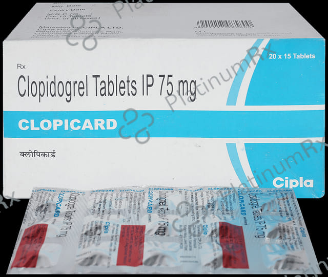 Clopicard 75mg Tablet 15s