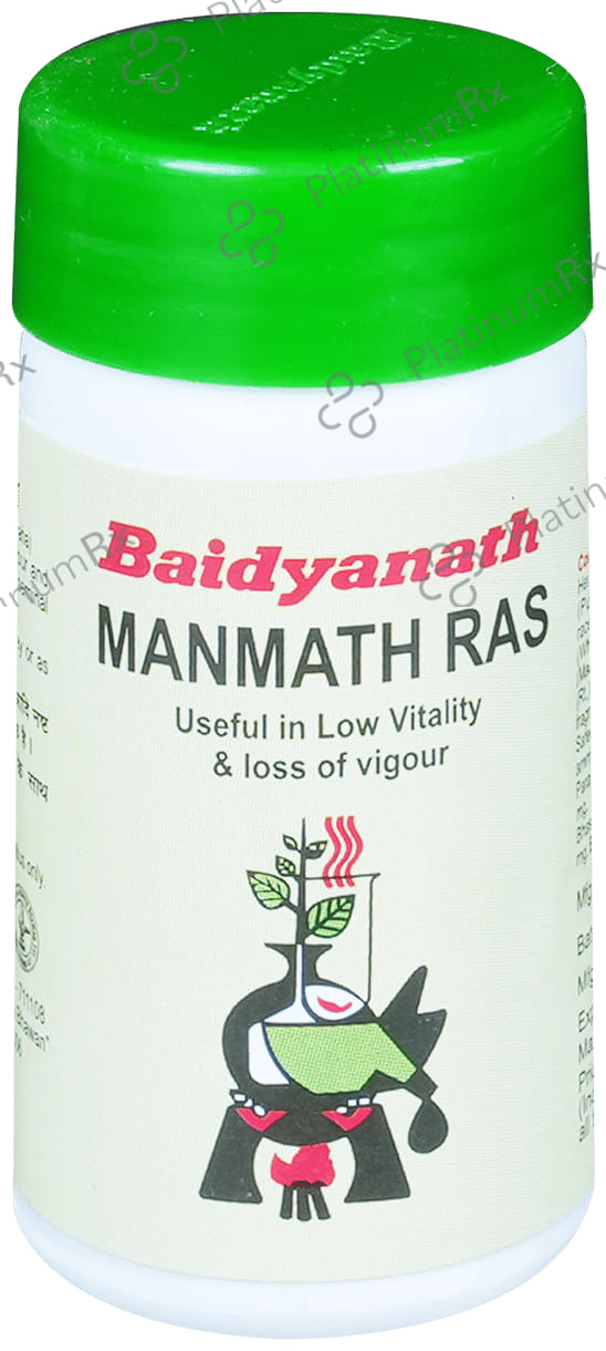 Baidyanath Manmath Ras Tablet - For Vigour & Vitality