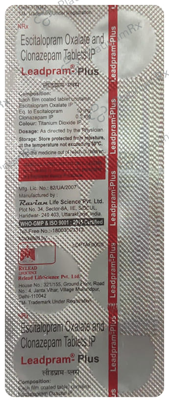 Leadpram Plus 0.5/10mg Tablet 10s