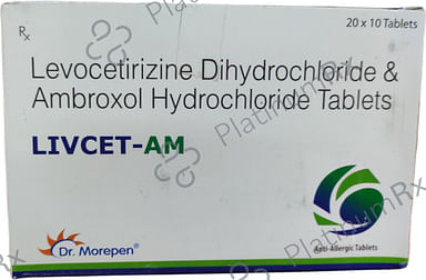 Liv Cet AM 5/60mg Tablet 10s