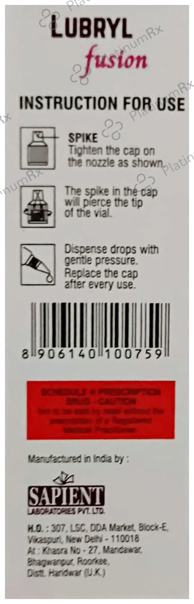Lubryl Fusion Eye Drop 10ml