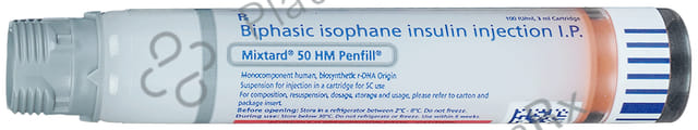 Mixtard HM 50/50 (100 IU/ml) (1*3ml Penfill Cartridge / Injection) 1s