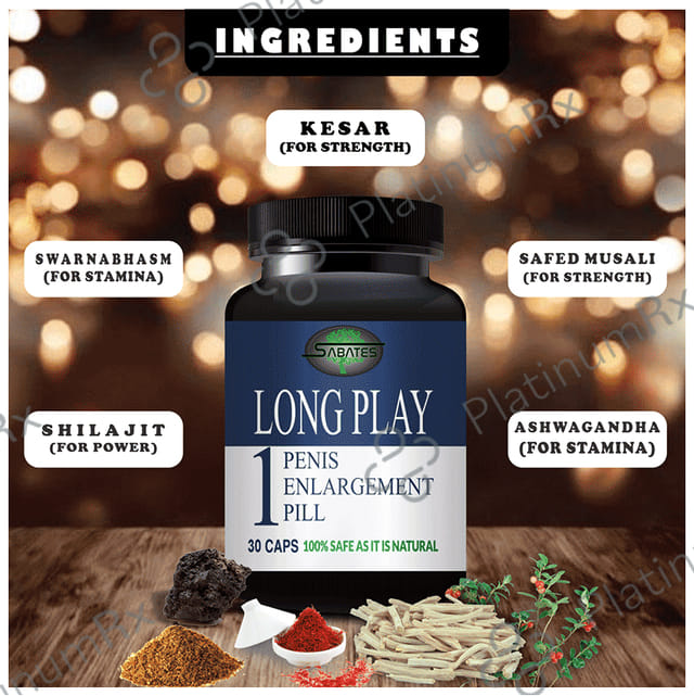 Sabates Long Play Capsule 30 capsules