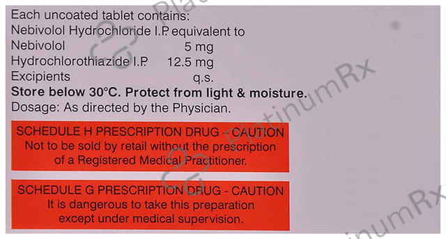 Nebistar H 12.5/5mg Tablet 15s