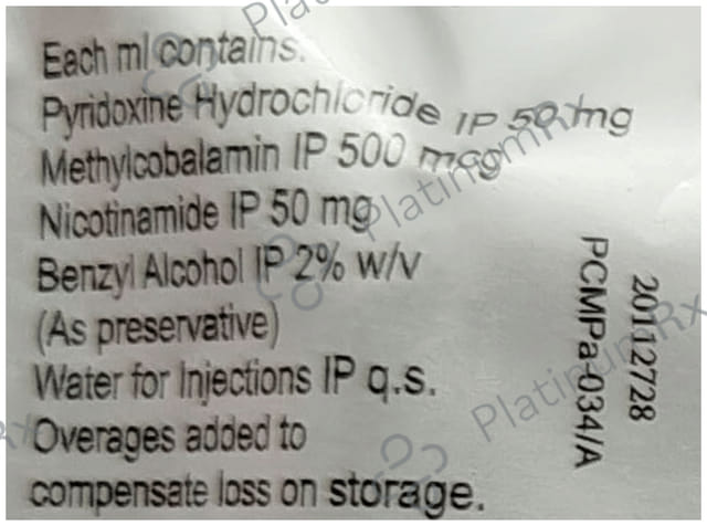 Meconerv Forte 500mcg/50/50mg Injection 1s