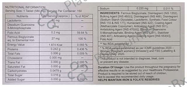 Ferronomic Plus Tablet 15s