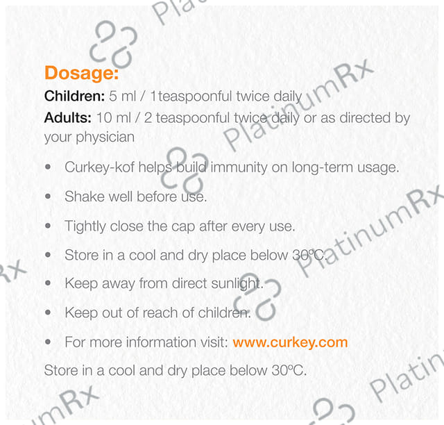 Curkey Kof Cough Syrup 100ml