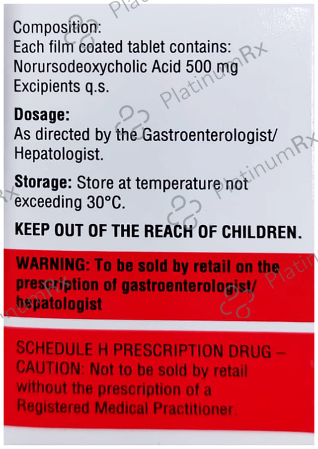 Ursocol NF 500mg Tablet 15s