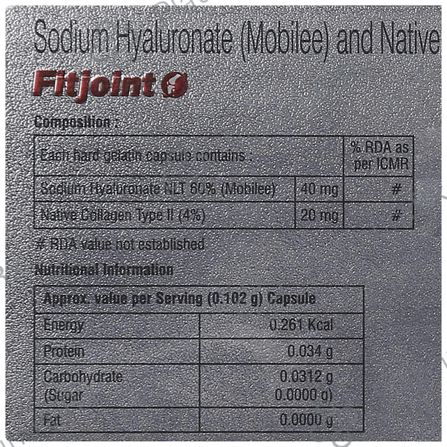 Fitjoint 60mg Capsule 10s