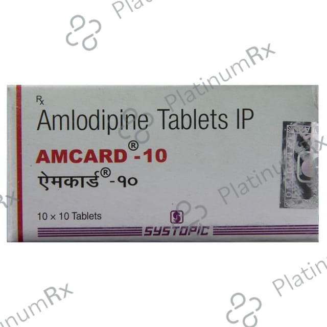 Amcard 10mg Tablet 10s