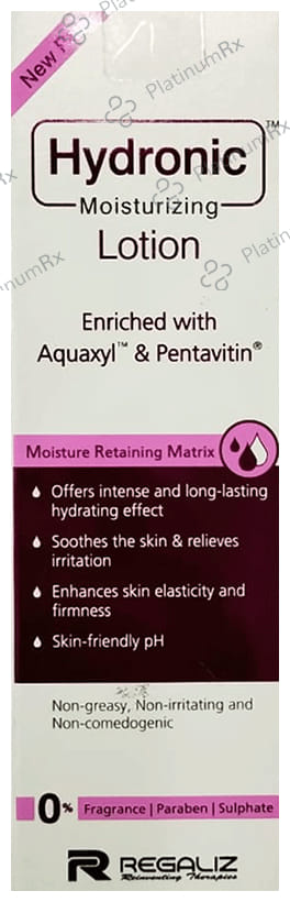 Hydronic Moisturizing Lotion Fragrance Free Lotion 100ml
