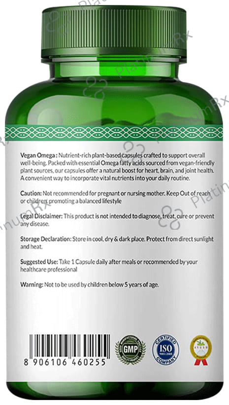 Simply Herbal Vegan Omega Vegetarian Capsules