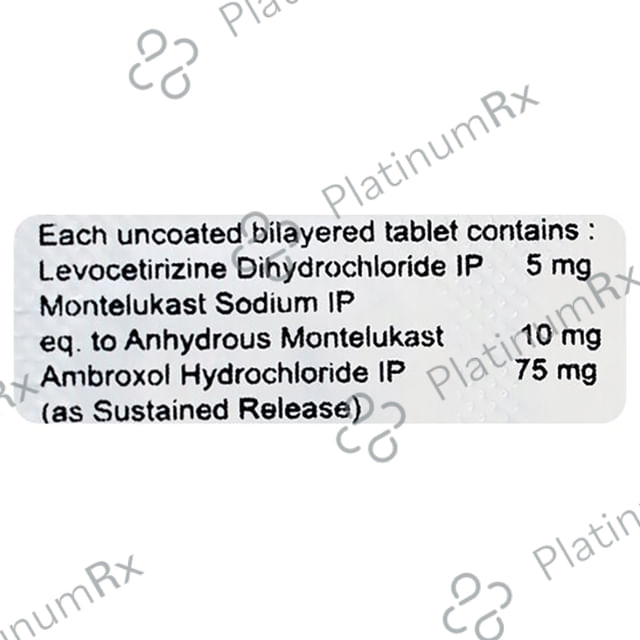 Montegress XL 75/5/10mg Tablet SR 10s