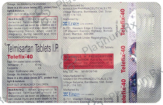 Telefix 40 Tablet 15 Tablet