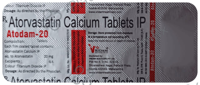 Atodam 20mg Tablet 10s