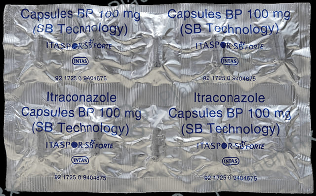Itaspor SB Forte 100mg Capsule 10s