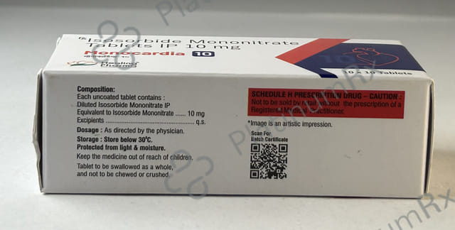 Monocardia 10mg Tablet 10s