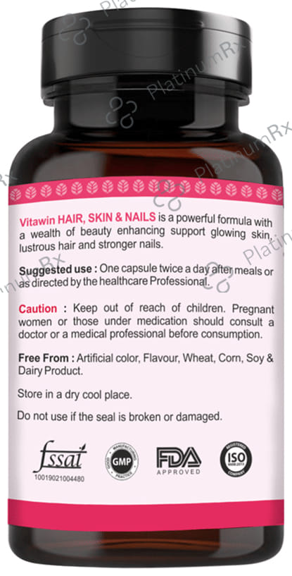 Vitawin Hair, Skin & Nails Vegetarian Capsule