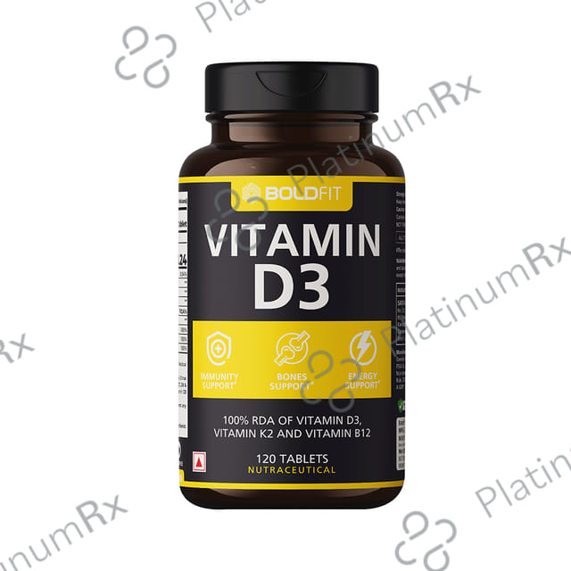 Boldfit Vitamin D3 60000IU Tablet 120s