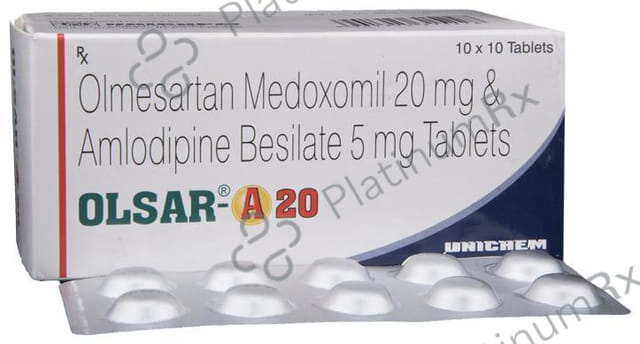 Olsar A 5/20mg Tablet 10s