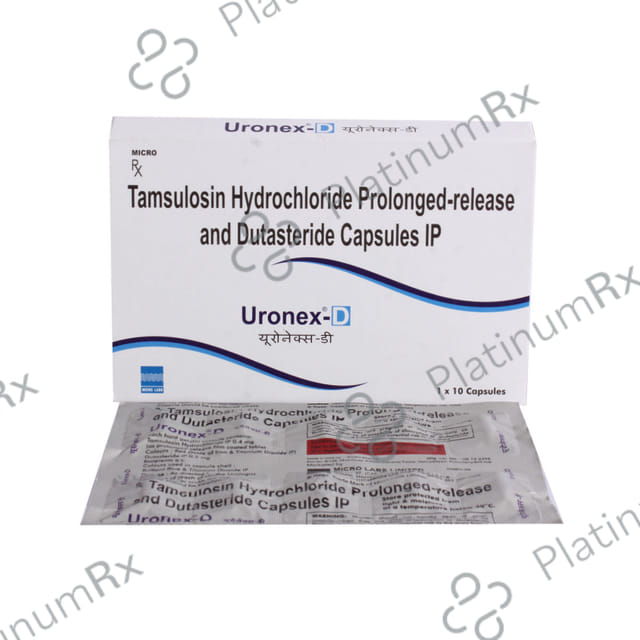 Uronex D 0.5/0.4mg Tablet 10s