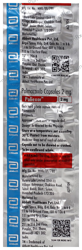 Poliexar 2mg Capsule 10s