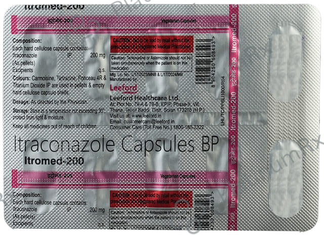 Itromed 200mg Capsule 10s