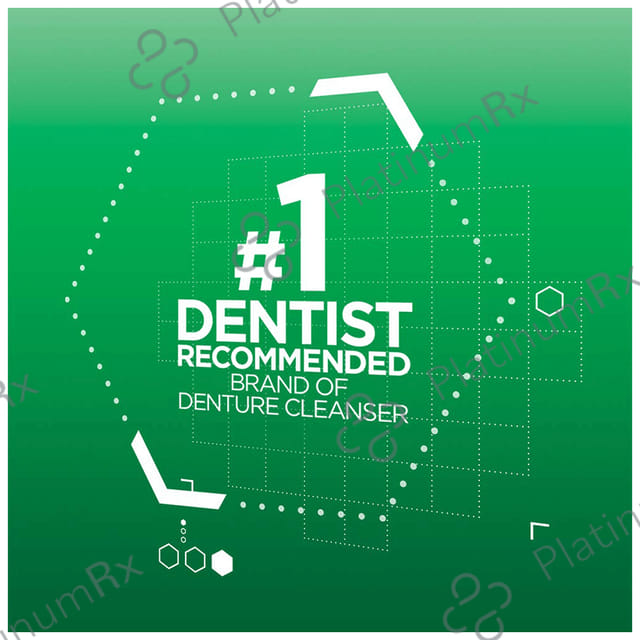 Polident Antibacterial Denture Cleanser Effervescent Tablet 120s