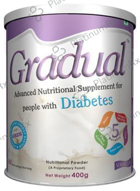 Gradual Diabetes Vanilla Powder 400gm
