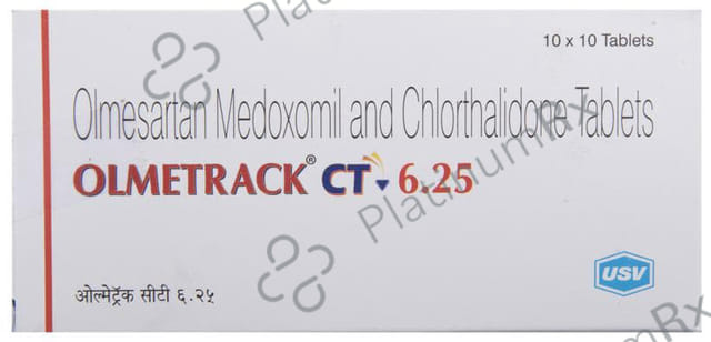 Olmetrack CT 20/6.25mg Tablet 10s